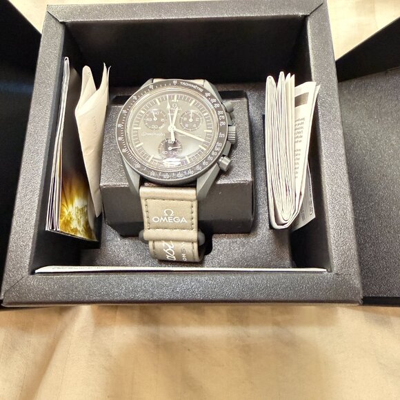 Authentic OMEGA X SWATCH Bioceramic MoonSwatch Mission to Mercury SO33A100 Full - Picture 7 of 14